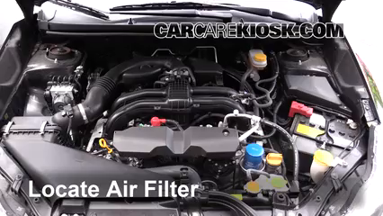 2016 Subaru Crosstrek Limited 2.0L 4 Cyl. Filtre à air (moteur) Changement